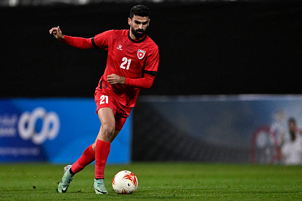 ANTALYA, TURKIYE - MARCH 31: Nizar Alrashdan of Jordan during the International Friendly match between Jordan v Nigeria at the Mardan Stadium on March 31, 2026 in Antalya Turkiye