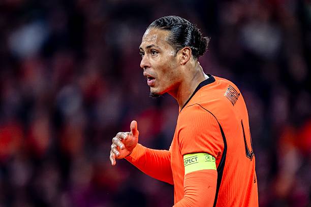 Virgil van Dijk of the Netherlands during the friendly match between the Netherlands and Norway at the Johan Cruijff ArenA in Amsterdam, the Netherlands, on March 27, 2026.