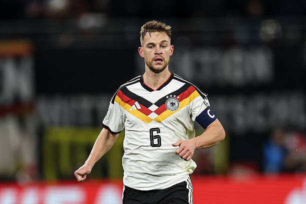 LEIPZIG, GERMANY - 2025/11/17: Joshua Kimmich of Germany seen during European World Cup Qualifiers 2026 football match between Germany and Slovakia at RedBull (Leipzig). Final score Germany 6 : 0 Slovakia.