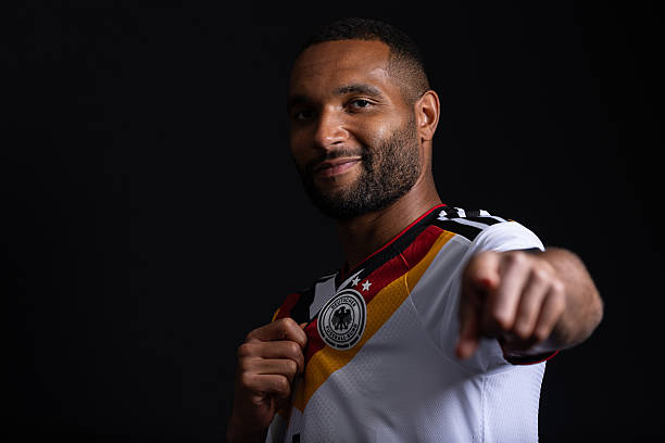 WINSTON SALEM, NORTH CAROLINA - JUNE 09: (EXCLUSIVE COVERAGE) Jonathan Tah #4 of Germany poses for a portrait during the official FIFA World Cup 2026 portrait session on June 09, 2026 in Winston Salem, North Carolina.