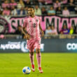 FORT LAUDERDALE, FLORIDA - MARCH 06: Hector Martinez #14 of Inter Miami CF moves forward during the first leg of a 2025 Concacaf Champions Cup match at Chase Stadium on March 6, 2025 in Fort Lauderdale, Florida.